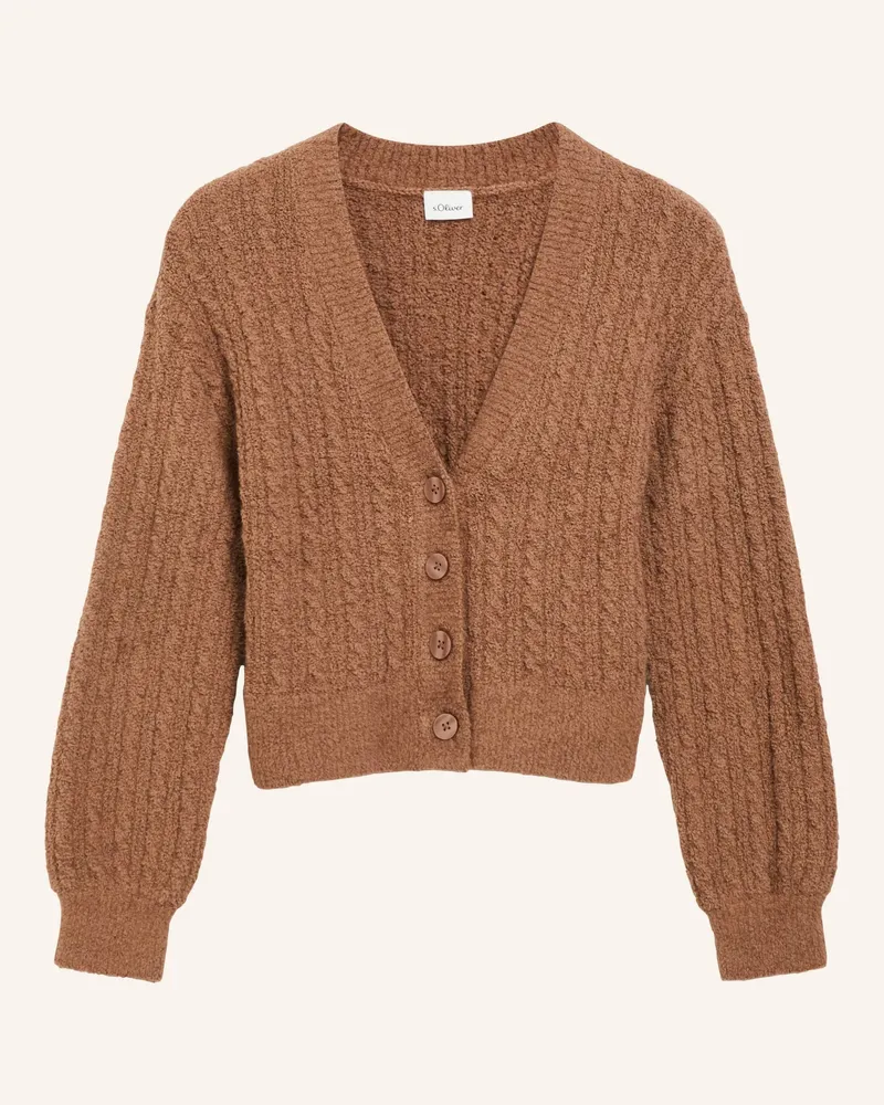S.Oliver Strickjacke braun Braun