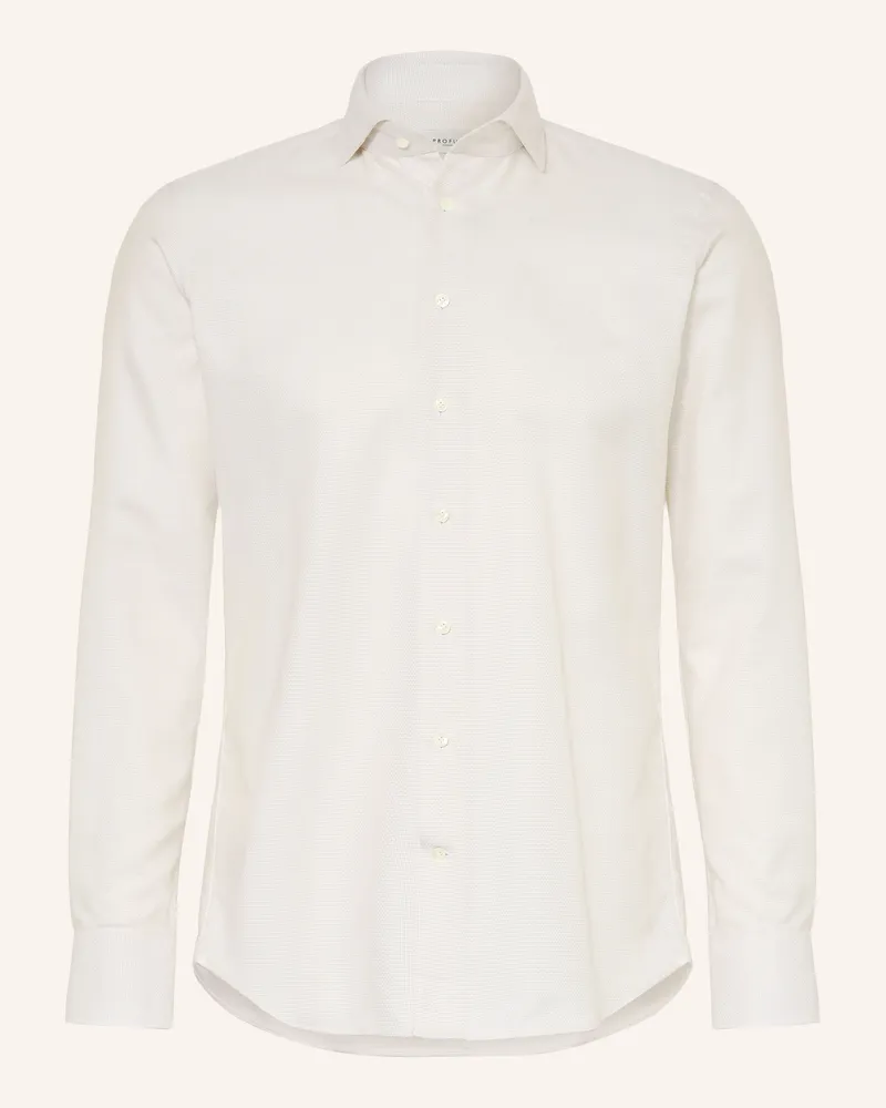 Profuomo Hemd Slim Fit beige Beige
