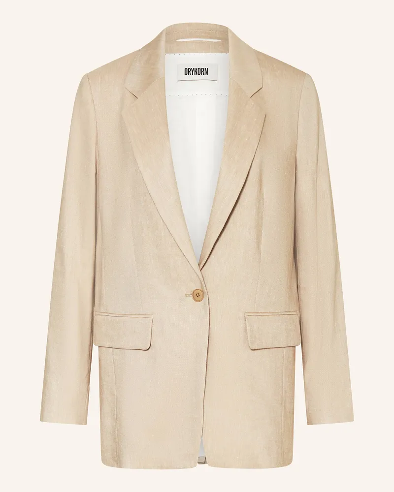 Drykorn Blazer GLENDALE mit Leinen Hellbraun