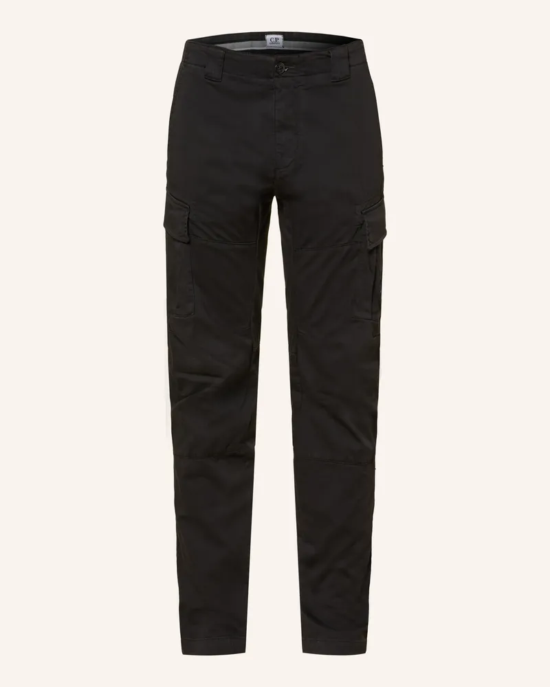 C.P. Company Cargohose Ergonomic Fit schwarz Schwarz
