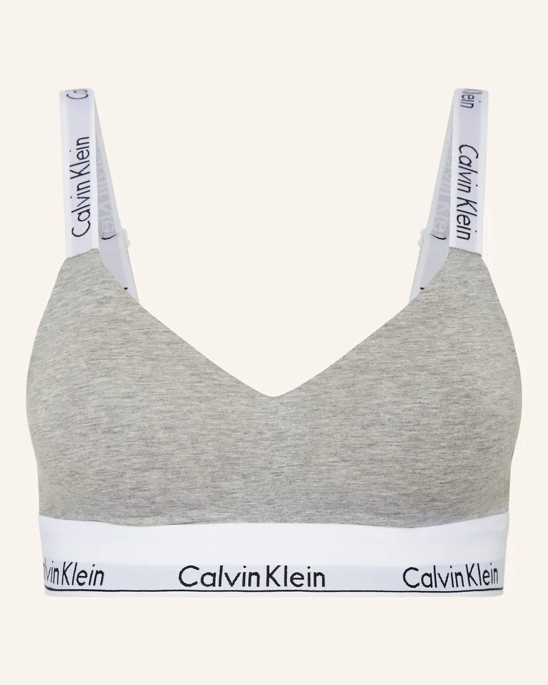 Calvin Klein Bustier MODERN COTTON Hellgrau