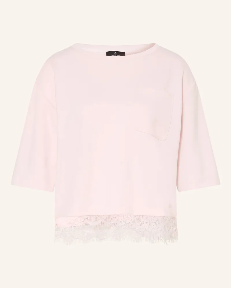 monari T-Shirt Mit Spitze rosa Hellrosa