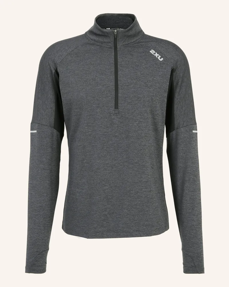 2XU Longsleeve Aero 1/2 Zip schwarz Schwarz