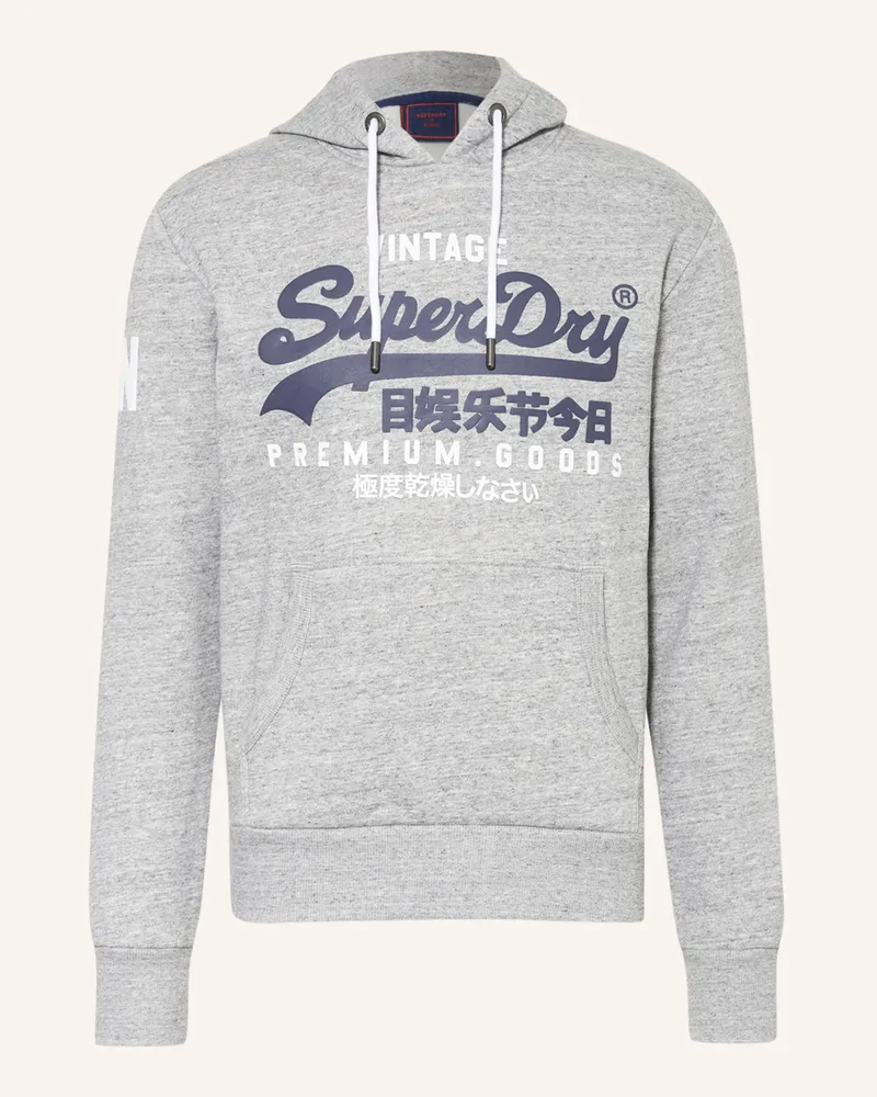 Superdry. Hoodie Grau