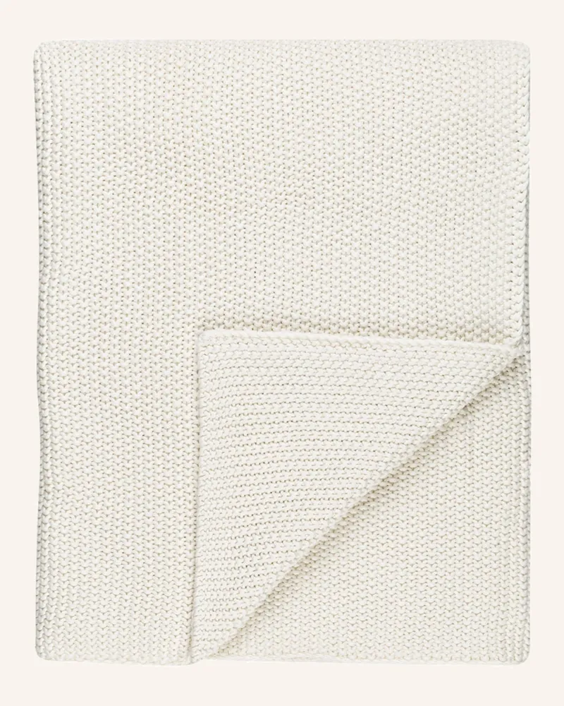 Marc O'Polo Plaid Nordic Knit weiss Wollweiss