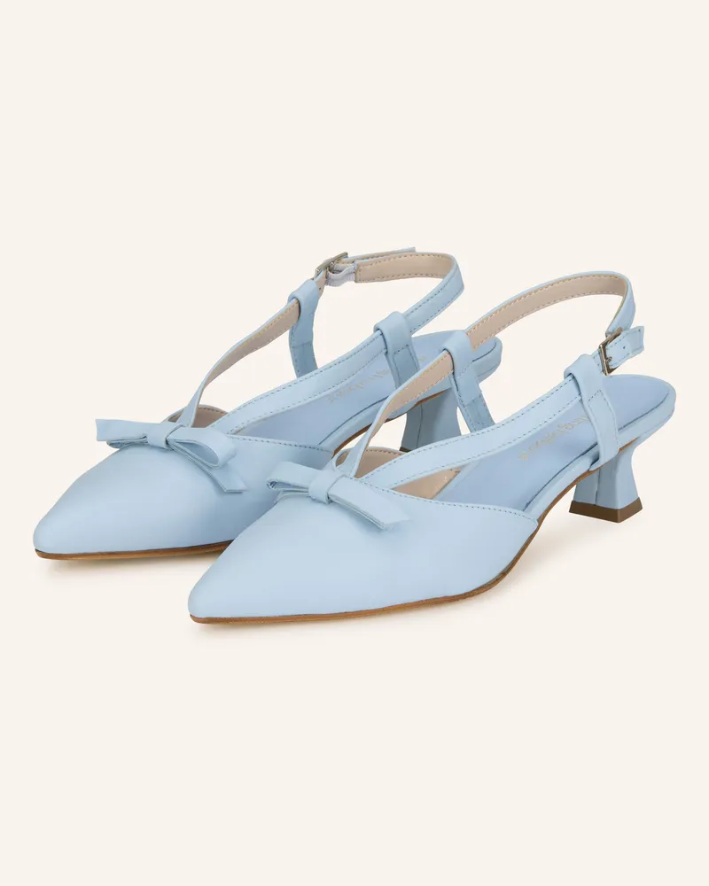 Darling Harbour Slingpumps Hellblau