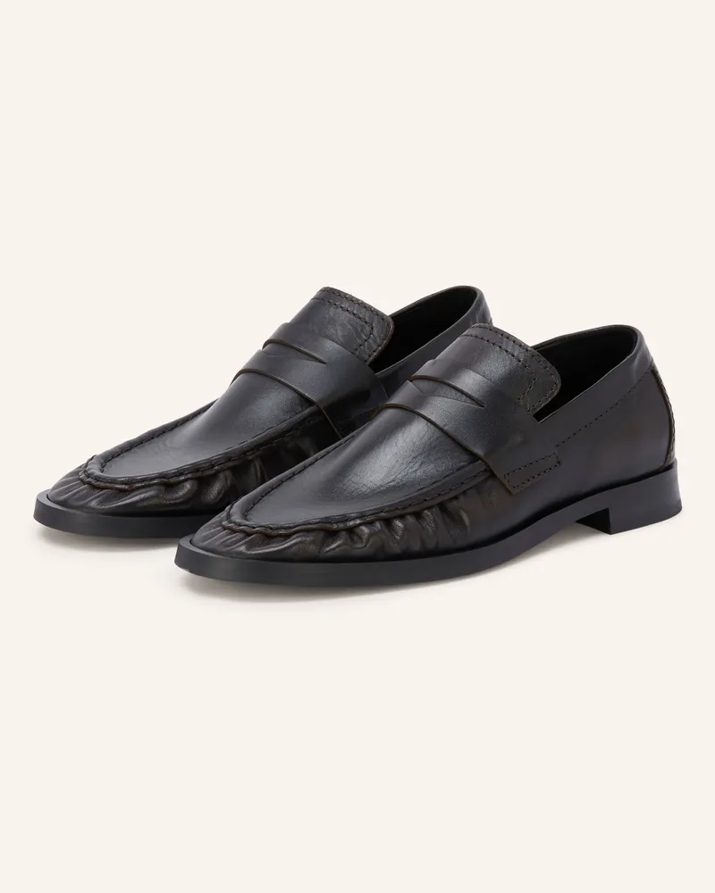 Miista Penny-Loafer Zita schwarz Dunkelbraun