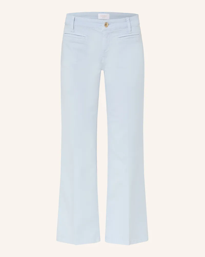 Cambio Cropped Jeans Tess blau Hellblau