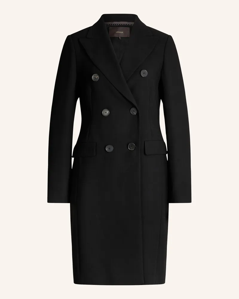 windsor. Mantel schwarz Schwarz