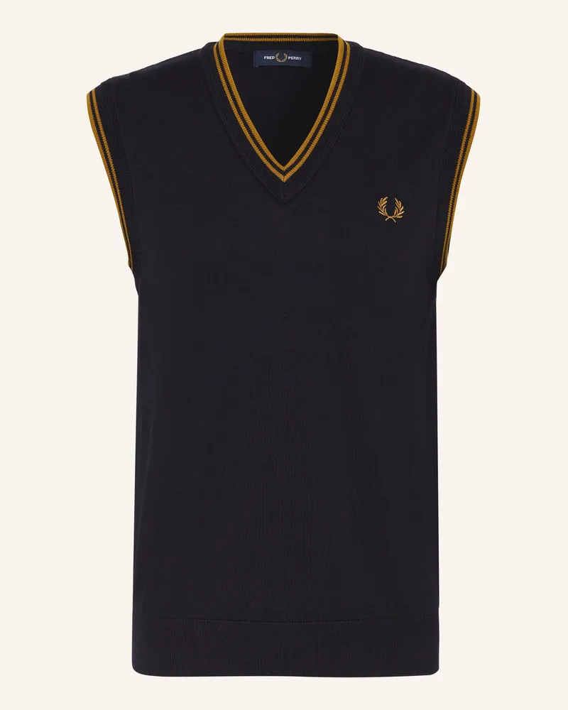 Fred Perry Pullunder blau Dunkelblau