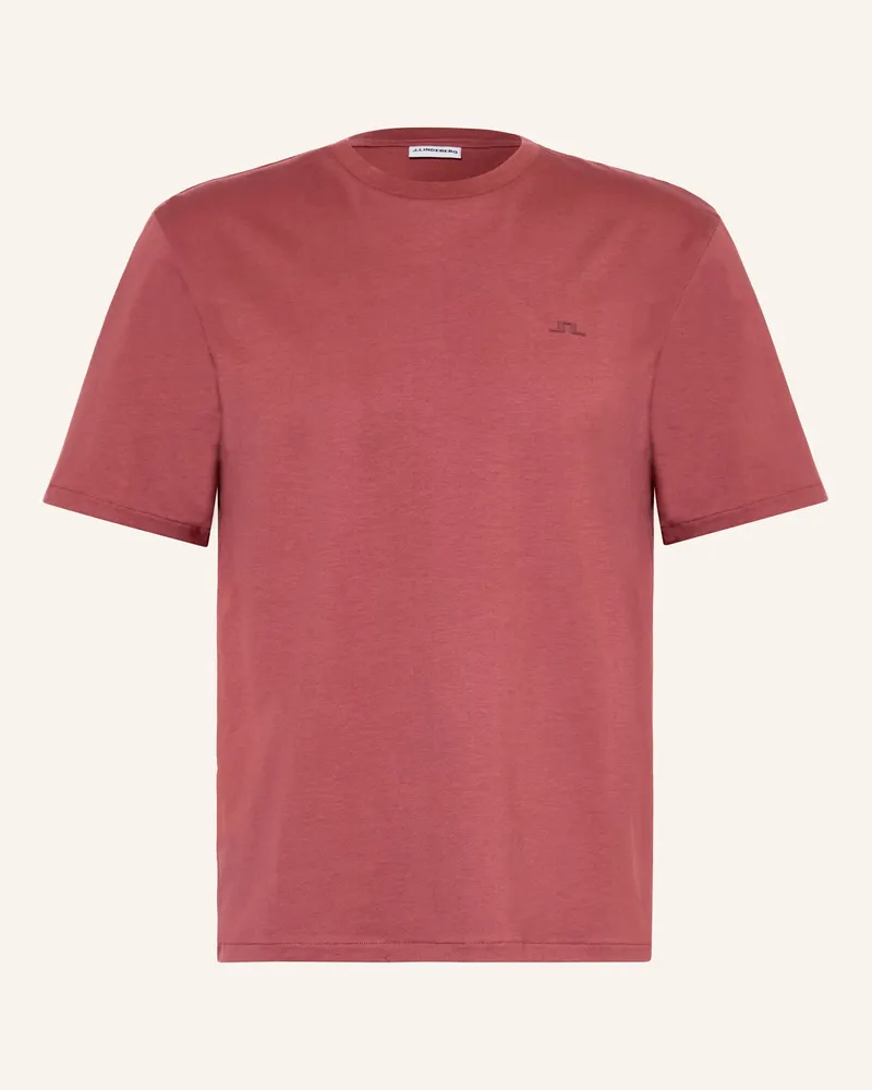 J.Lindeberg T-Shirt rot Dunkelrot