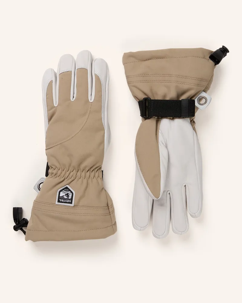 Hestra Skihandschuhe HELI Taupe