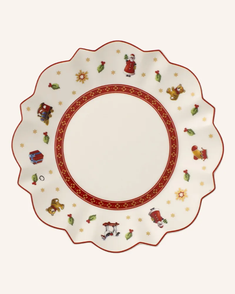 Villeroy & Boch Brotteller Weiß Toy's Delight rot Rot