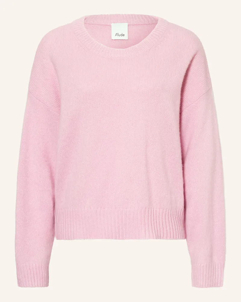 ALLUDE Cashmere-Pullover Rosa