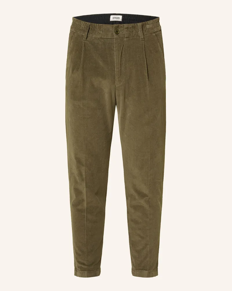 Drykorn Anzughose Chasy Slim Fit Aus Cord gruen 2307