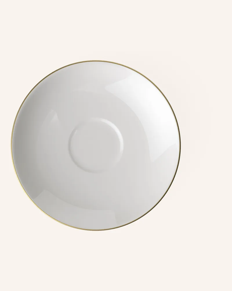 Villeroy & Boch Mokka-/Espressountertasse Anmut Gold weiss Weiss