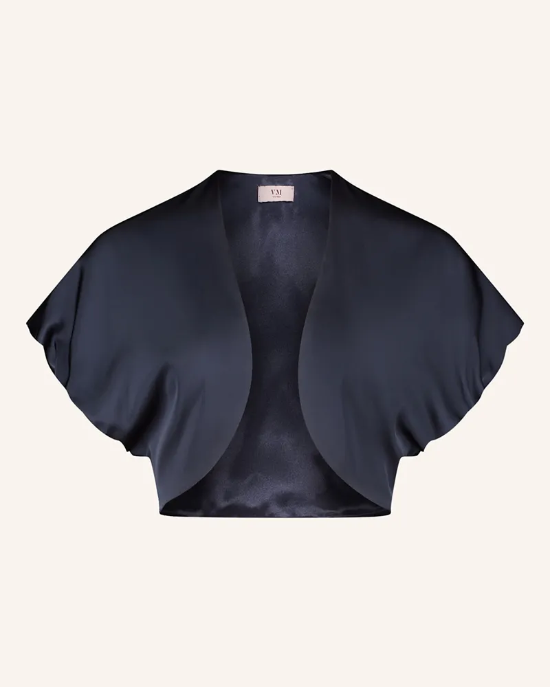 Vera Mont Satin-Bolero blau Dunkelblau