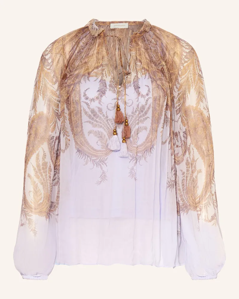 Zimmermann Blusenshirt HYPNOTIC Hellblau