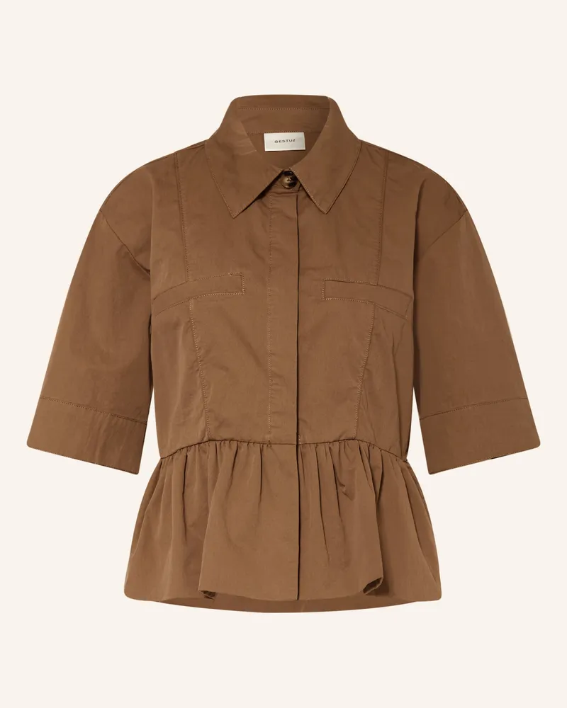 Gestuz Hemdbluse Gzzandaya braun Braun