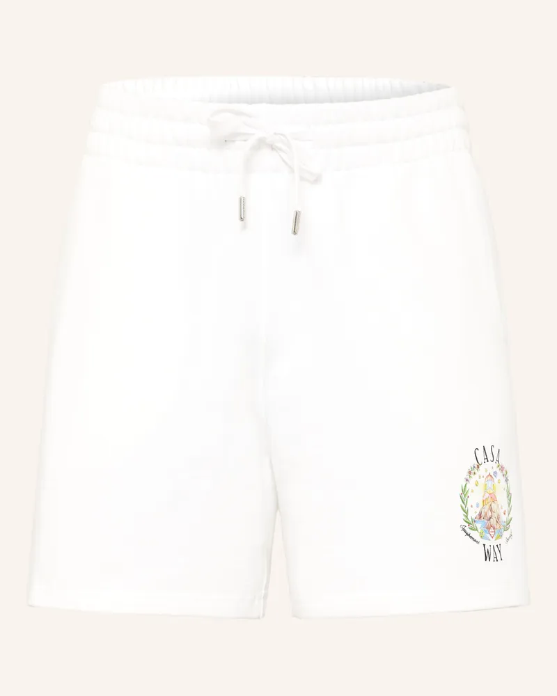 Casablanca Paris Sweatshorts Casa Way weiss Weiss