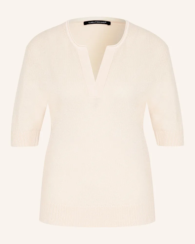 Luisa Cerano Strickshirt weiss Ecru