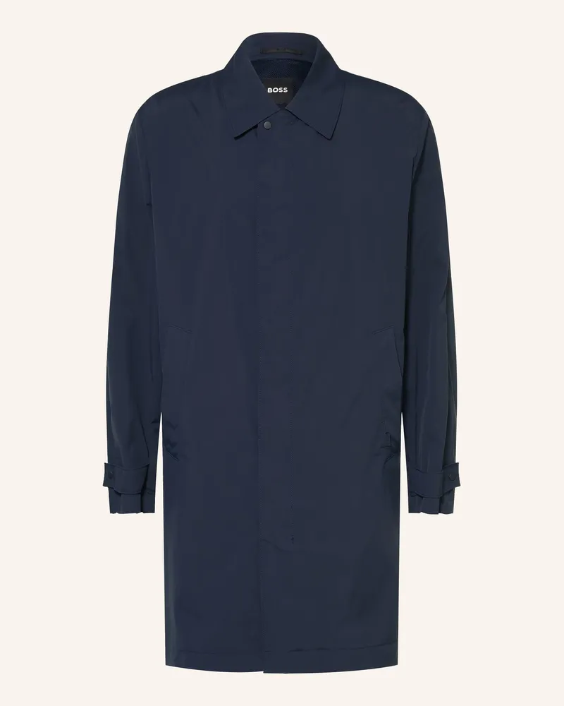 HUGO BOSS Mantel Clark blau Dunkelblau