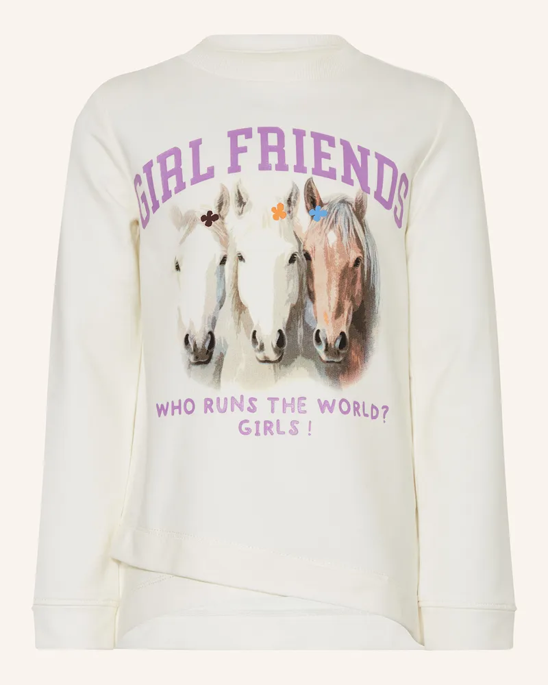 S.Oliver Sweatshirt weiss Weiss