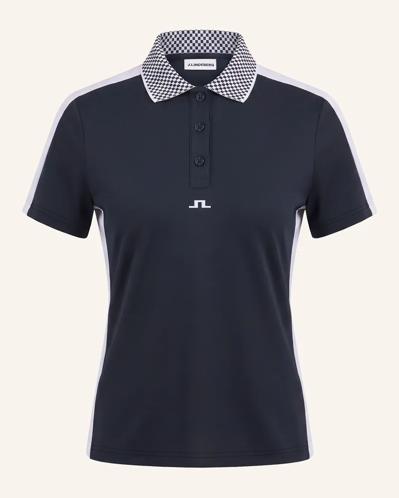 J.Lindeberg Performance‑Polo‑Top blau Blau