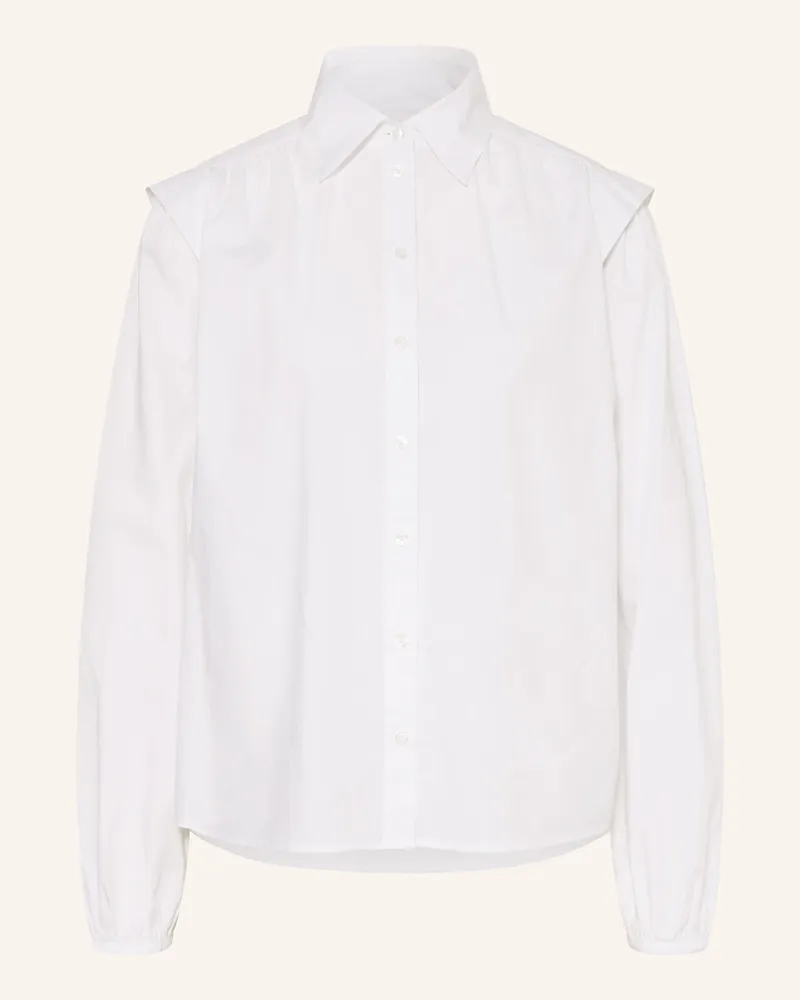 HUGO BOSS Hemdbluse Bosally weiss Weiss