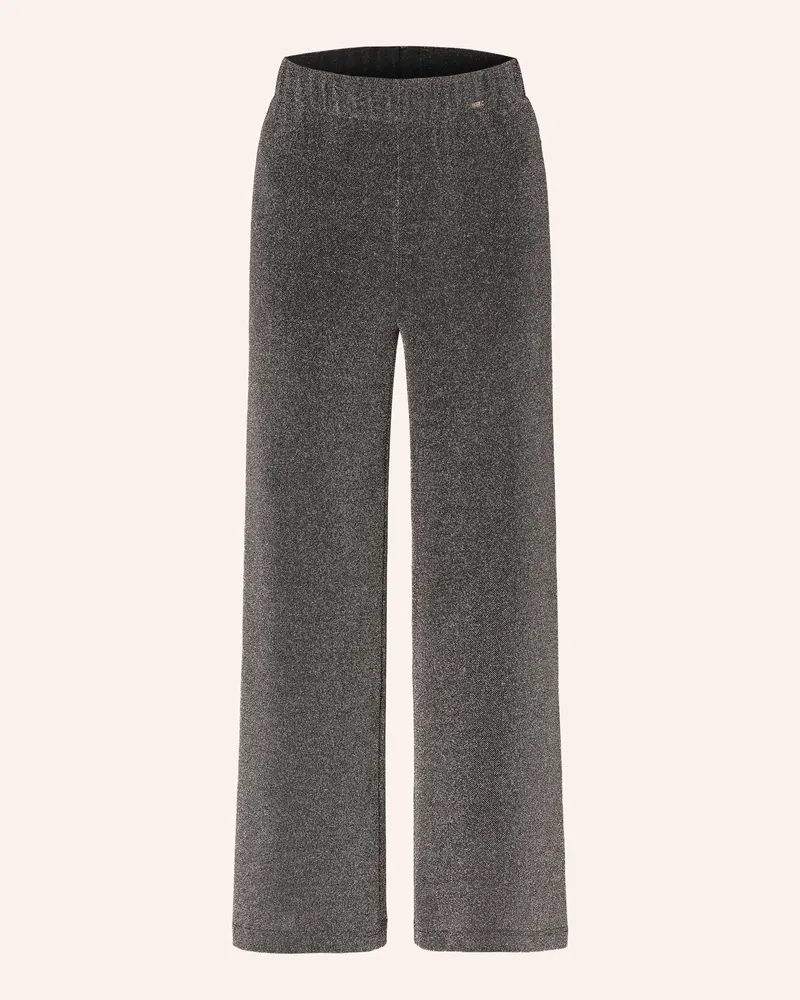cinque Marlenehose CIGLAW mit Glitzergarn Schwarz
