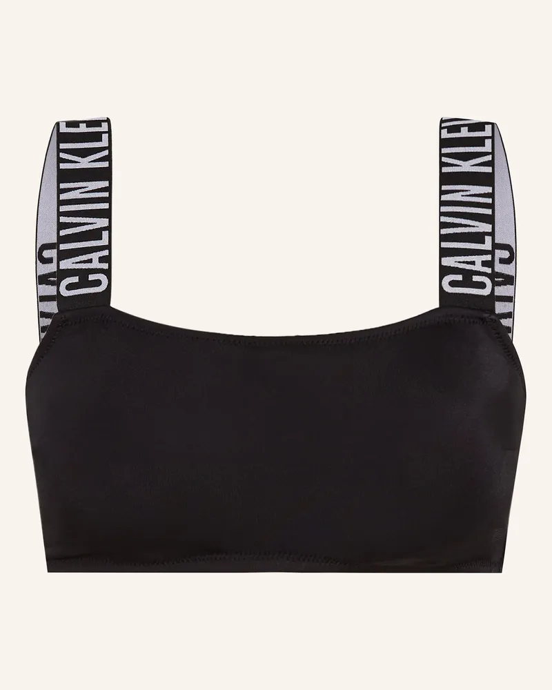 Calvin Klein Bustier-Bikini-Top INTENSE POWER Schwarz