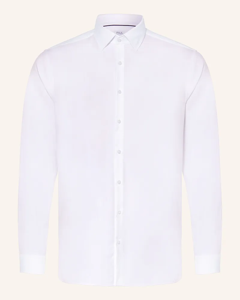 paul Hemd Shaped Fit weiss Weiss
