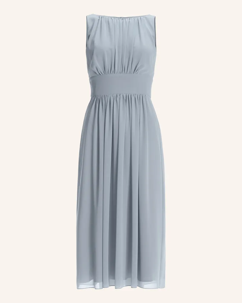Swing Cocktailkleid blau Blaugrau