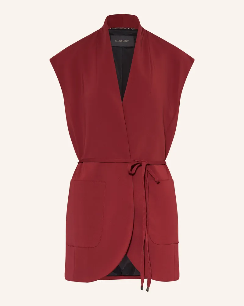Elena Mirò Blazerweste Rot