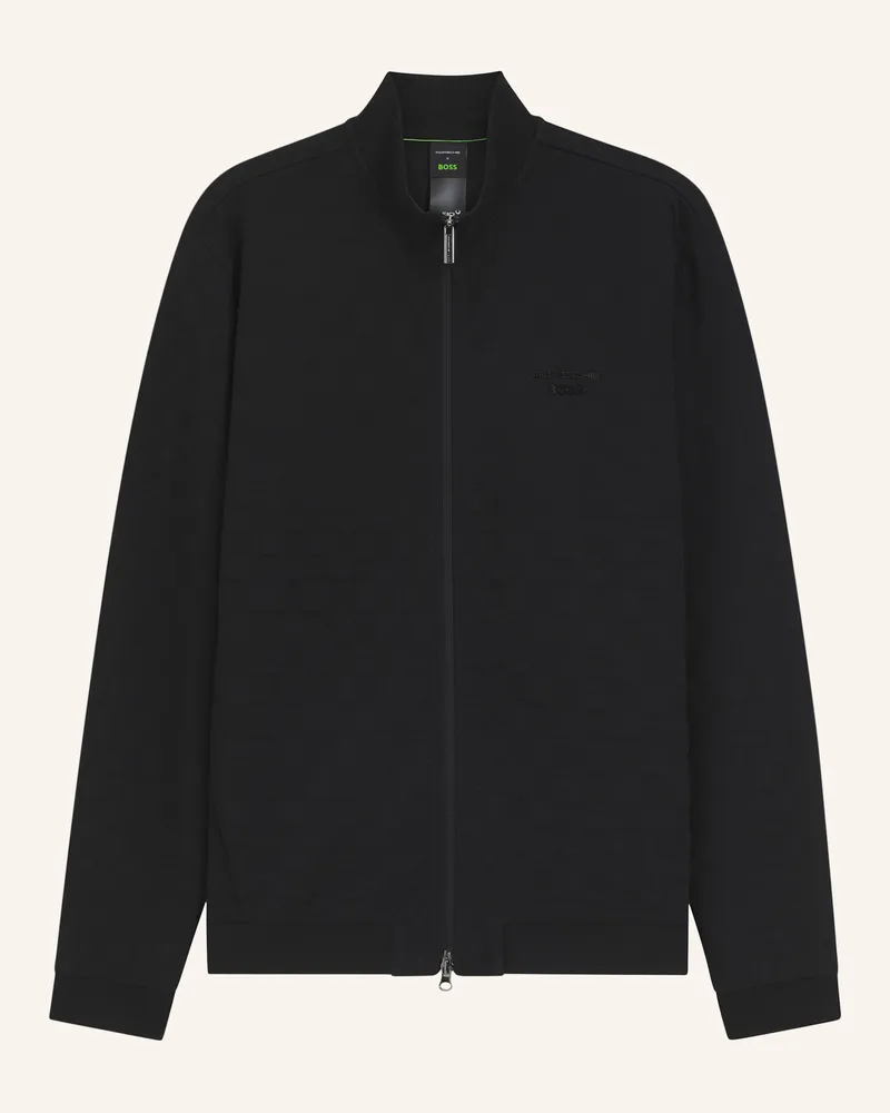 HUGO BOSS Sweatshirt Sw_Ps icons70 Jacqfz Regular Fit schwarz Schwarz