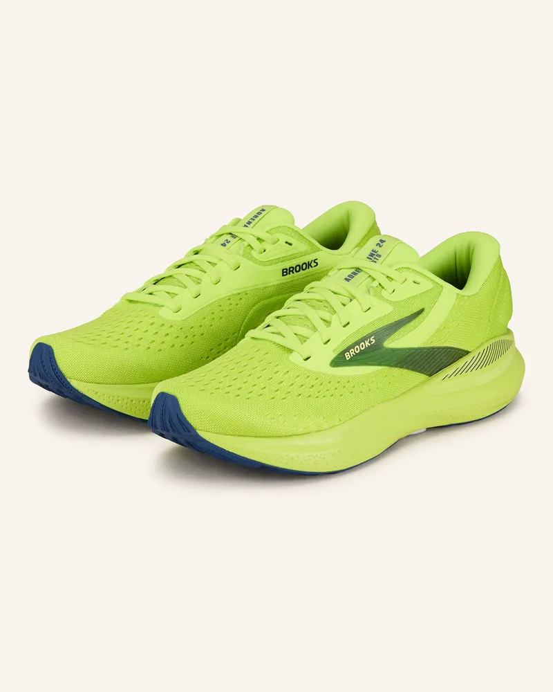 Brooks Laufschuhe Adrenaline Gts 24 gruen Neongelb
