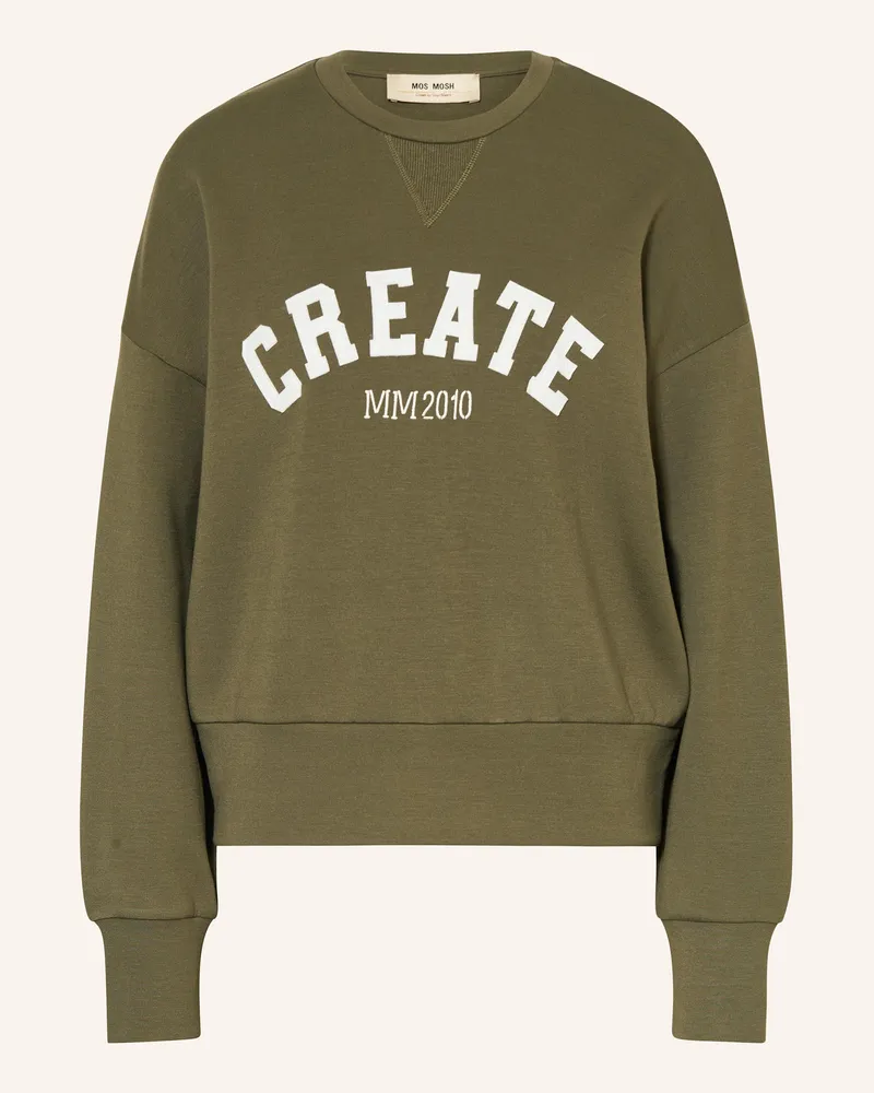 Mos Mosh Sweatshirt Mmcelli gruen Oliv