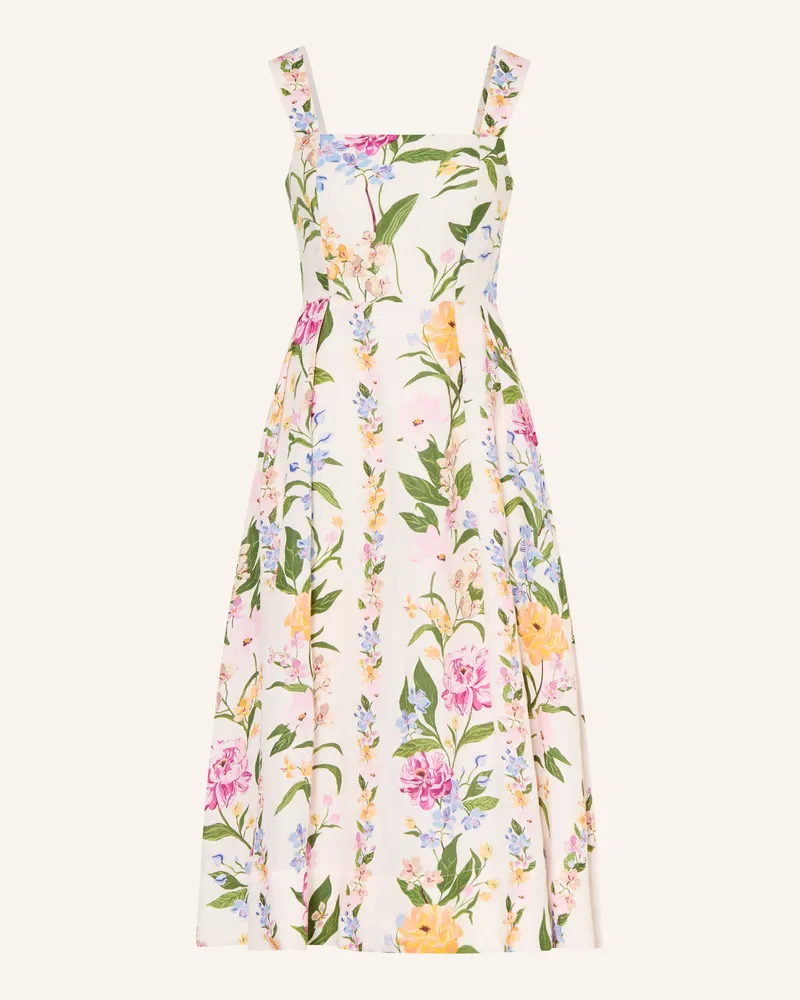 Phase Eight Kleid Lucia Mit Leinen weiss Weiss