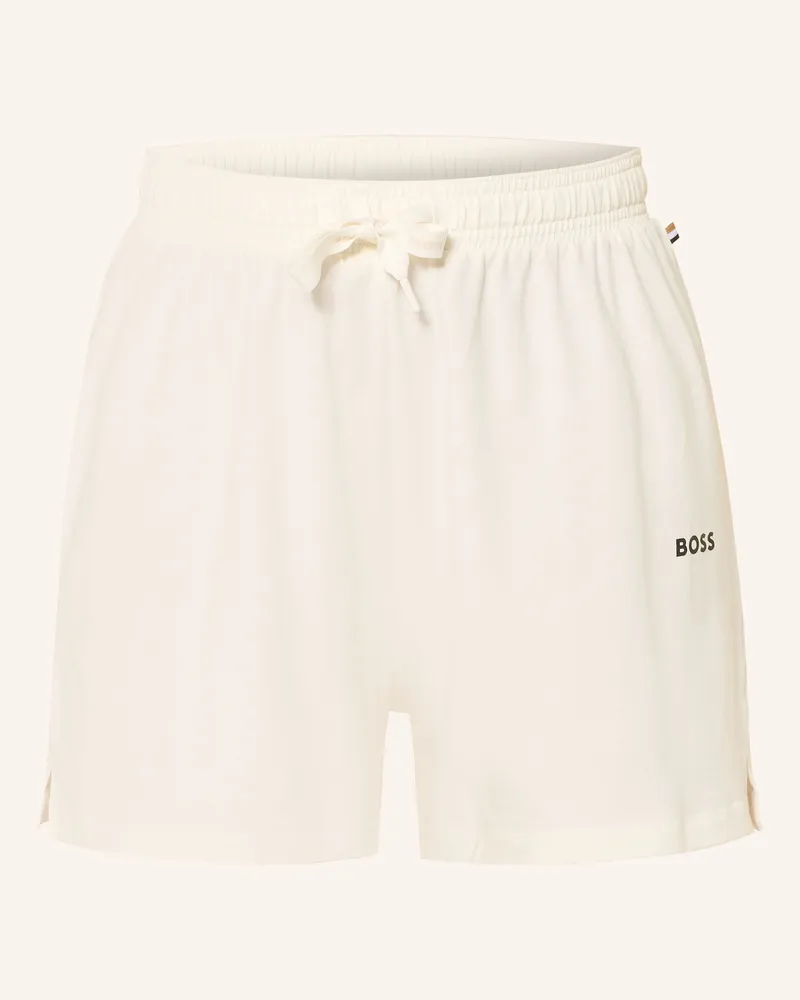 HUGO BOSS Schlafshorts Ci weiss Weiss