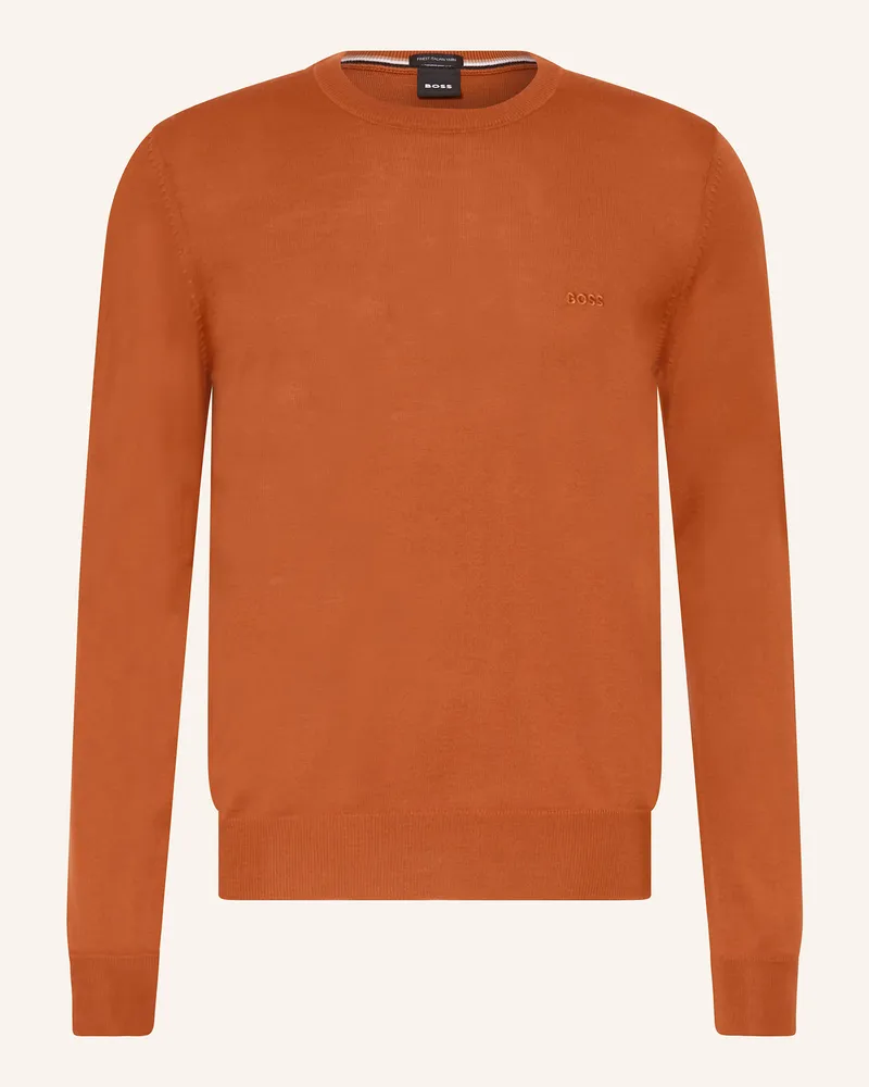 HUGO BOSS Pullover Botto orange Dunkelorange