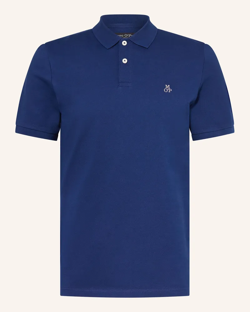 Marc O'Polo Piqué-Poloshirt Regular Fit Blau