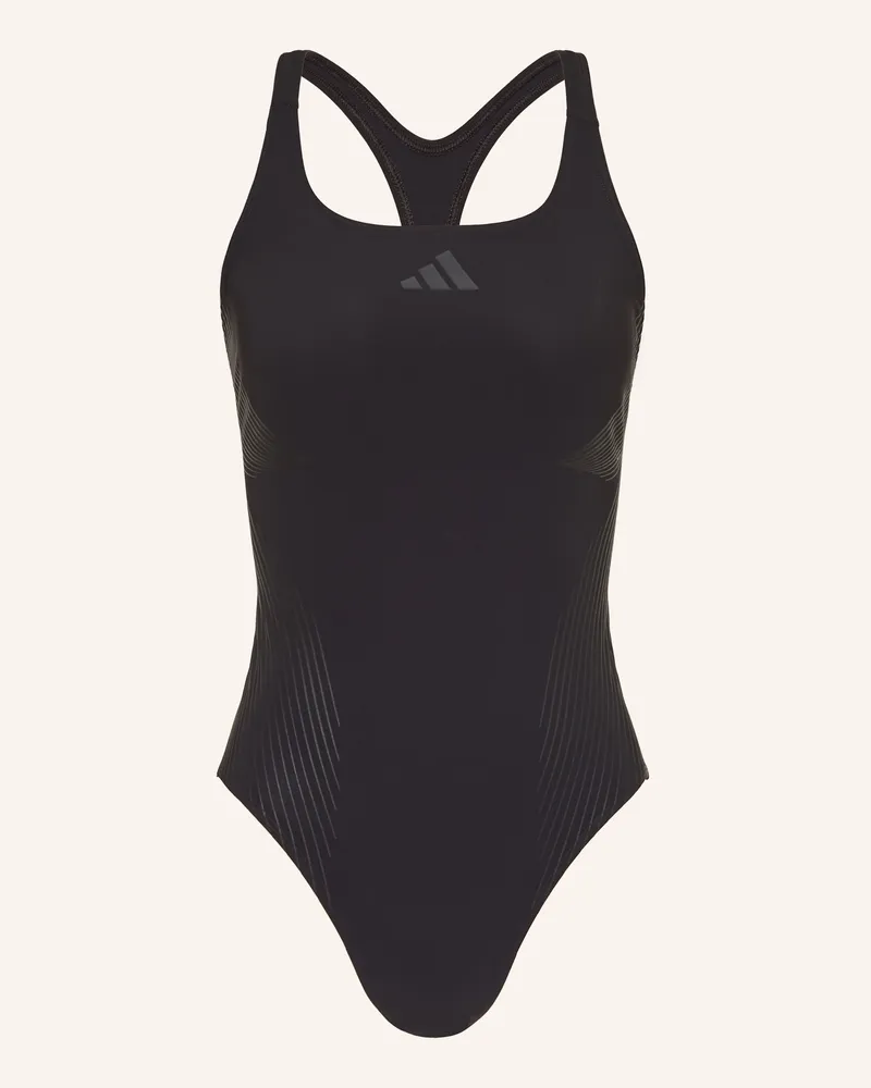 adidas Badeanzug Lanelux schwarz Schwarz