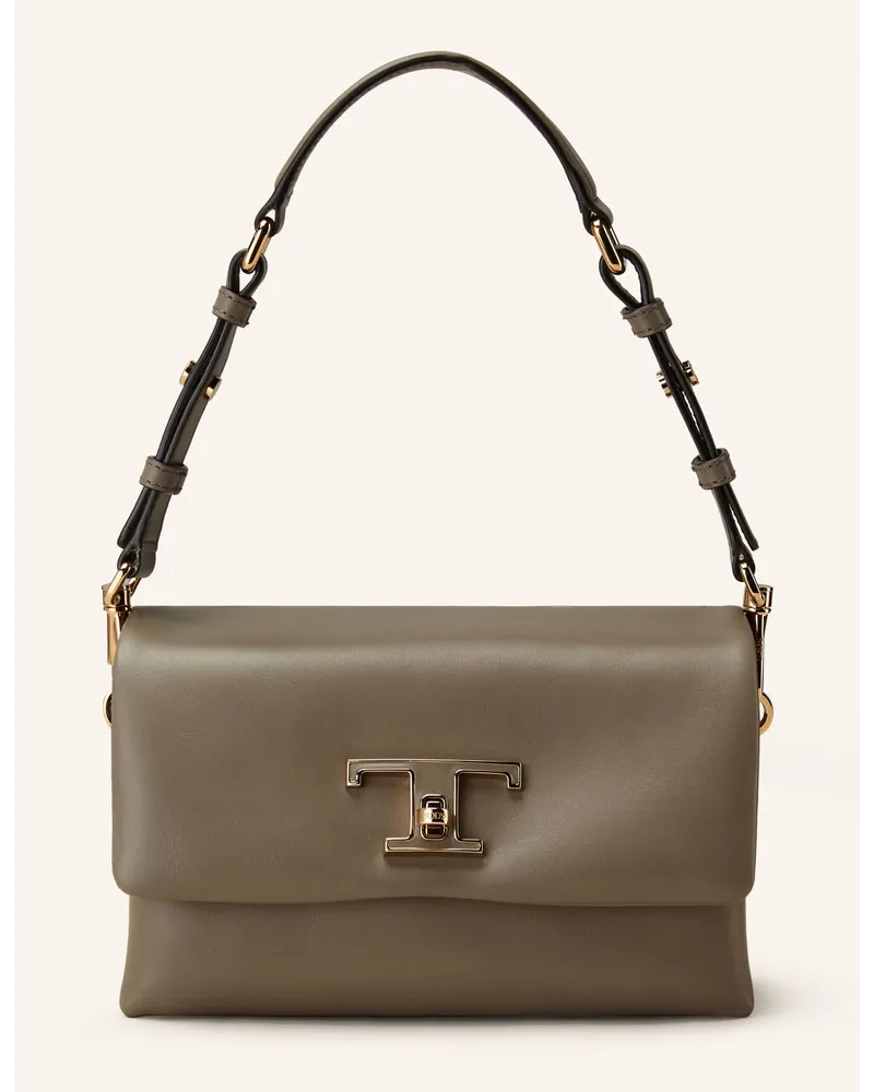 TOD'S Schultertasche T TIMELESS MINI Braun