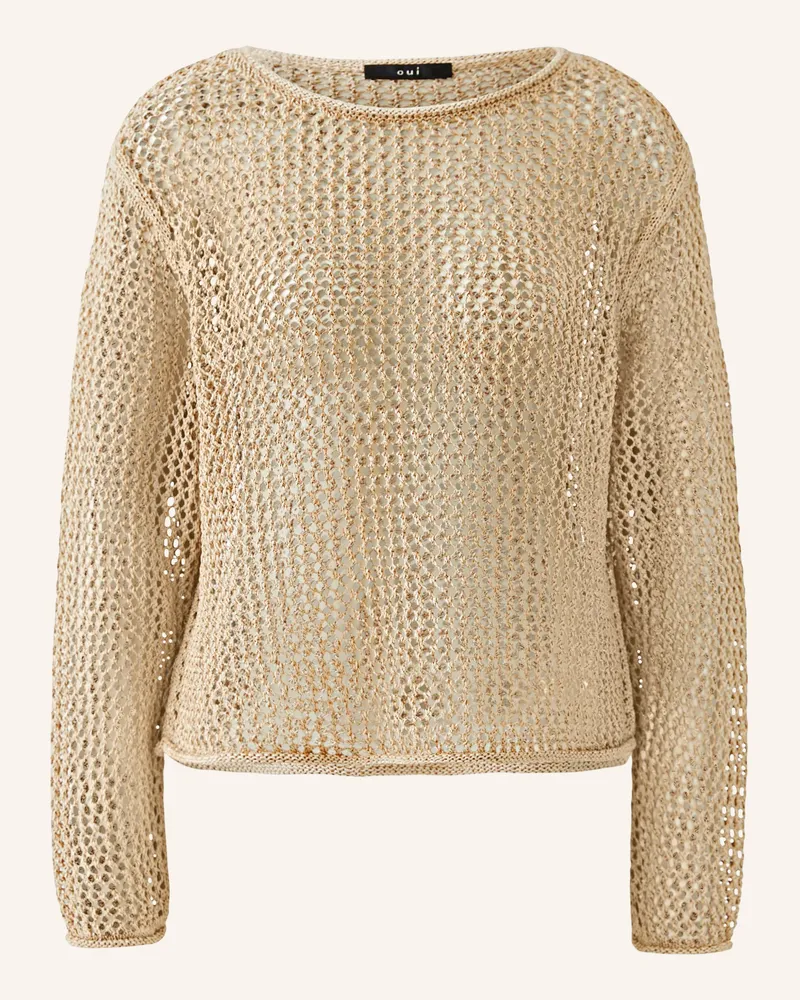 Oui  Pullover Beige