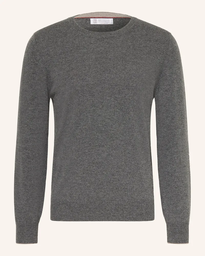 Brunello Cucinelli Cashmere-Pullover grau Grau