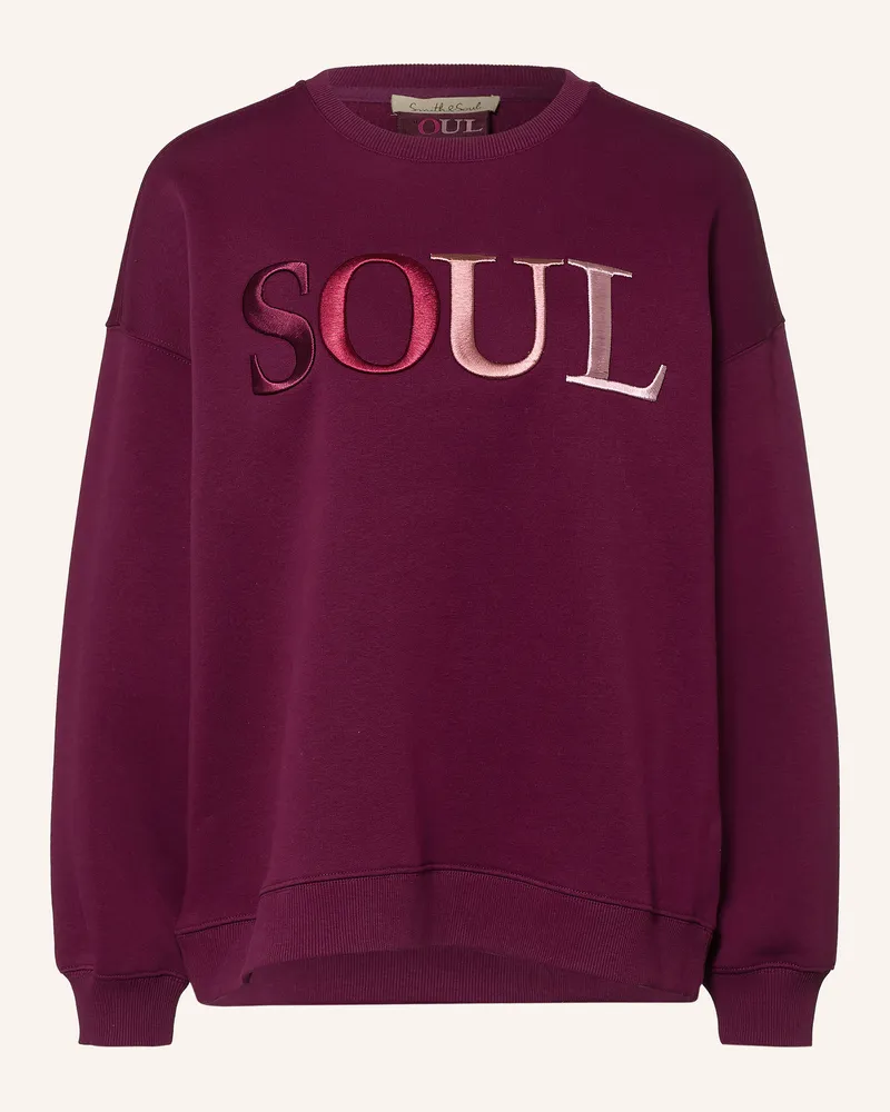 Smith & Soul Oversized-Sweatshirt lila Dunkellila