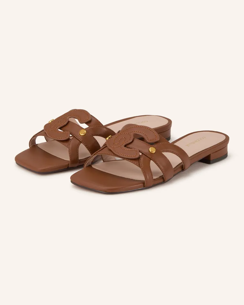 Coccinelle Mules braun Cognac