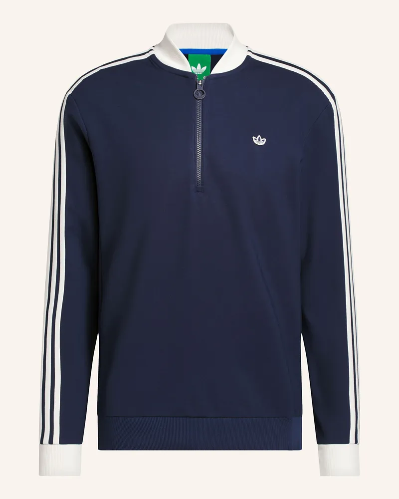 adidas Jersey-Troyer Orginals 3-Stripes blau Dunkelblau