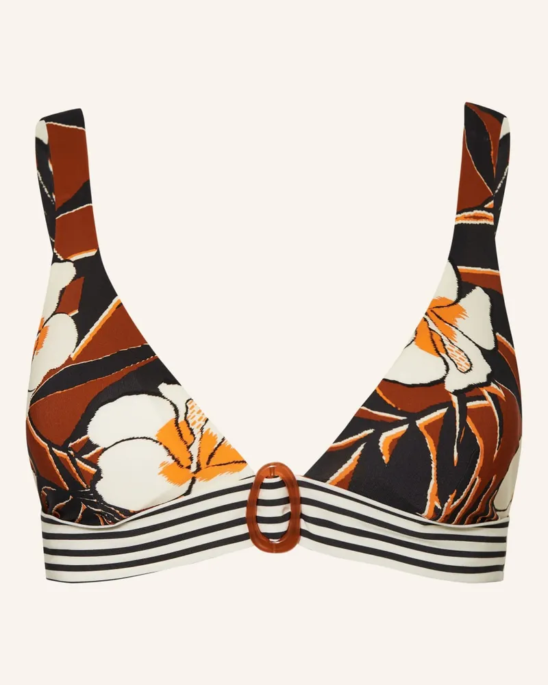 Maryan Mehlhorn Bralette-Bikini-Top ART NAUTIC Braun