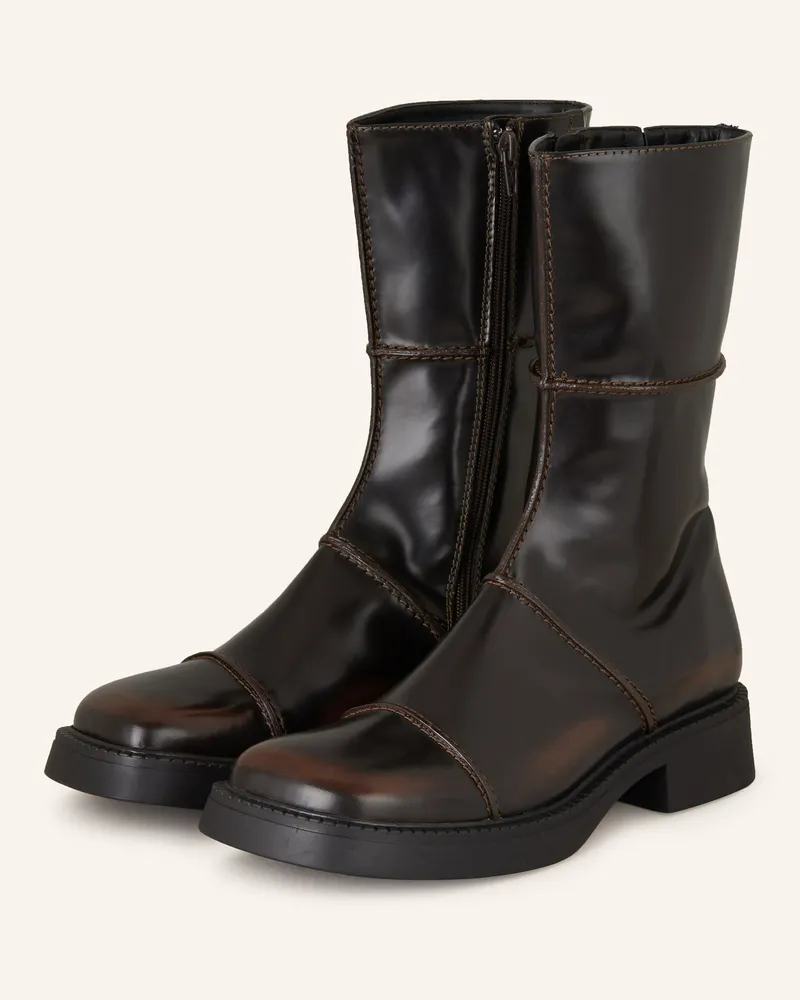 Miista Stiefeletten DHALIA Dunkelbraun